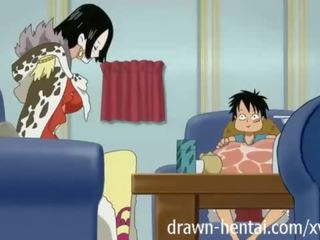 Egy darab hentai - boa elcsábítja luffy