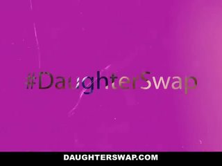 DaughterSwap - libidinous Teenss Drain Their Dads Cocks